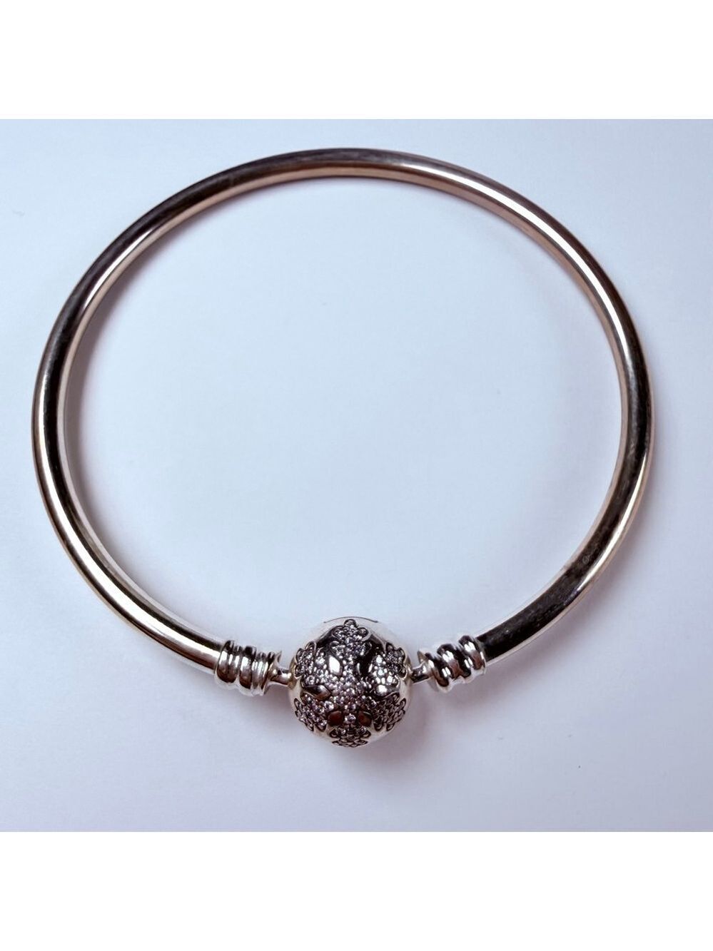 Pandora Snowflake Unique As You Are CZ Sterling Silver 925 Moments Bracelet